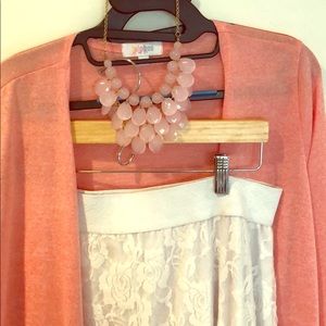 Medium Stretchy Sarah and XL white lace Lucy